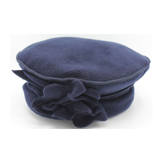 Fleece Beret with Coimbra Bow - Traclet