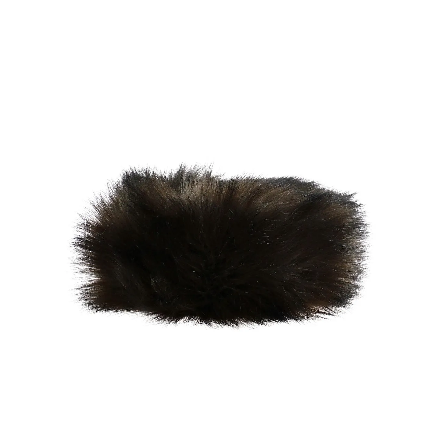 Toque Courchevel Fausse Fourrure Longue Marron - Traclet