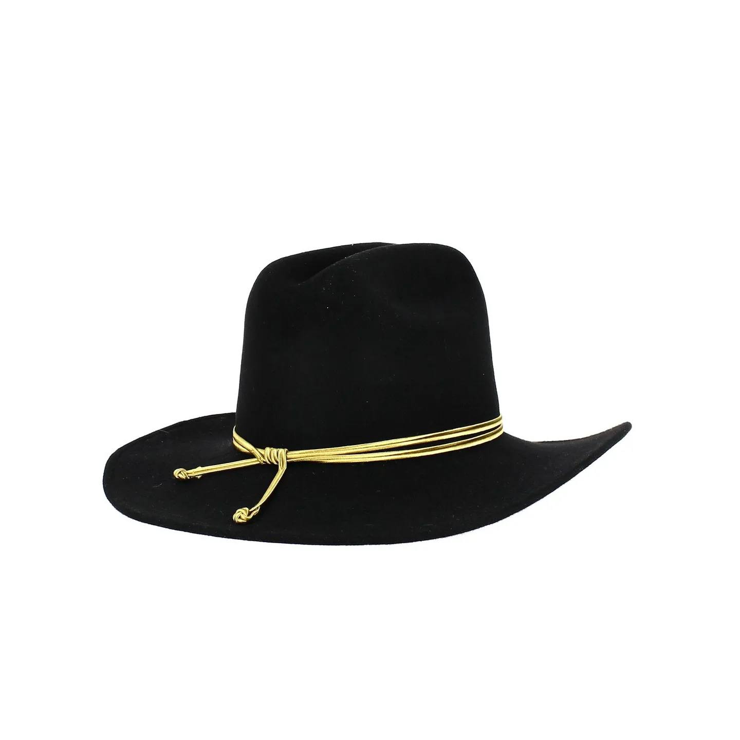 Chapeau Confédéré Officier Feutre Poil Noir Reference : 21462 | Chapellerie Traclet