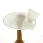 Ivory Amira Ceremony Hat - Traclet