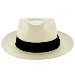 Chapeau Fedora Filo Panama Naturel - Fléchet
