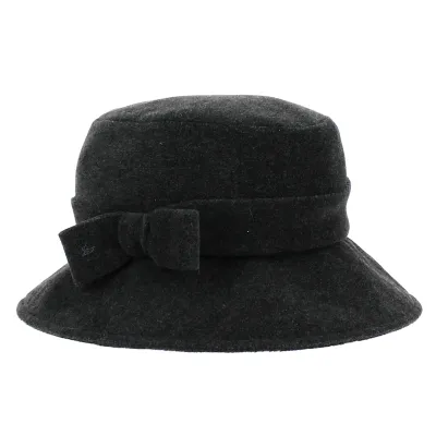 Yana polar fleece hat in anthracite - Traclet Reference: 21476 | Traclet Hat Shop
