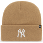 MLB NY Yankees Acrylic Beanie Camel - 47 Brand