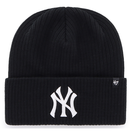 MLB NY Yankees Black Acrylic Beanie - 47 Brand