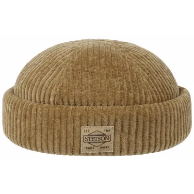 Bonnet Effet Velours Camel - Stetson