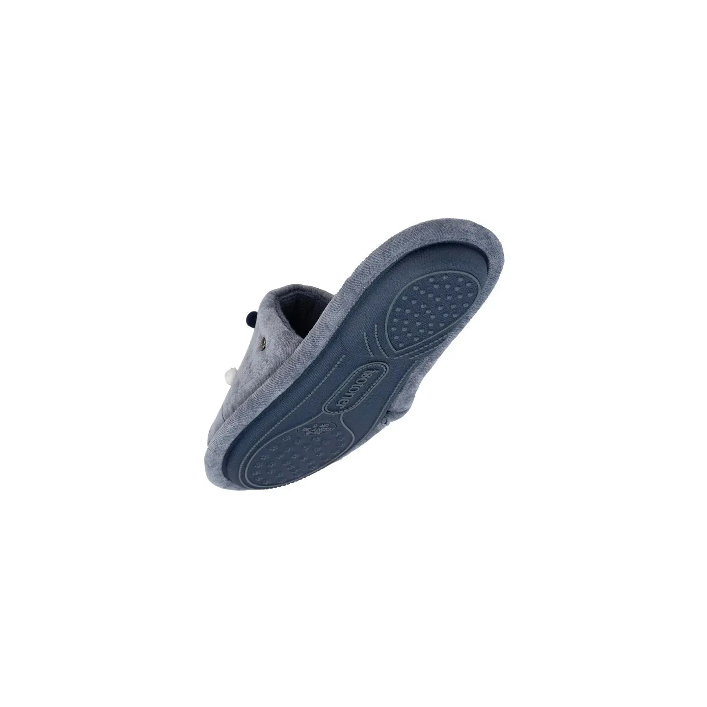 Fancy Cat Slippers Sandals Blue Denim - Isotoner