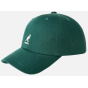 Green Cotton Washed Baseball Cap - Kangol