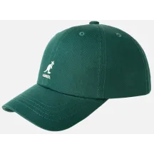 Green Cotton Washed Baseball Cap - Kangol Reference: 12224 | Chapellerie Traclet