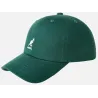 Casquette Washed Baseball Coton Verte - Kangol