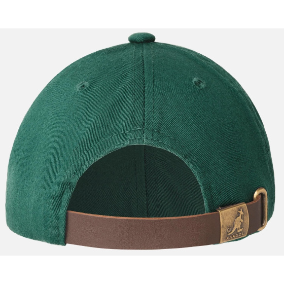 Casquette Washed Baseball Coton Verte - Kangol