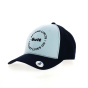 Casquette Gulf Bleu Marin & Bleu Ciel Coton - Traclet