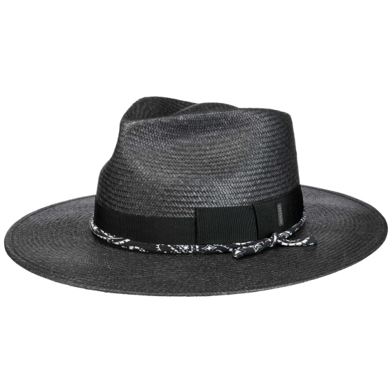 Stetson Tokeen Toyo Black Traveler Hat UPF 40+