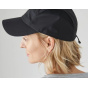 Black 5 Panel Strapback Cap - Tilley