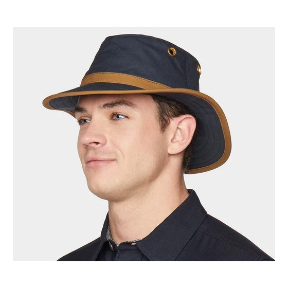 Chapeau Tilley TWC7 Imperméable Marine - UPF50 + Chapeau Tilley TWC7 Imperméable Marine - UPF50 +