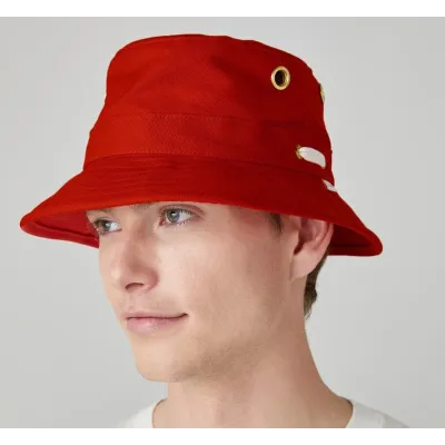 T1 Bucket Red UPF 50+ Bucket Hat - Tilley reference 21543 traclet hat shop