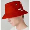 Bob-Chapeau T1 Bucket Rouge  UPF 50+ - Tilley  référence 21543 chapellerie traclet