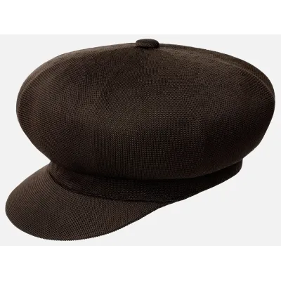 Tropic Spitfire Black Newsboy Cap - Kangol - Traclet Hat Shop Reference: 9081