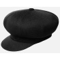 Kangol Tropic Spitfire Black Newsboy Cap