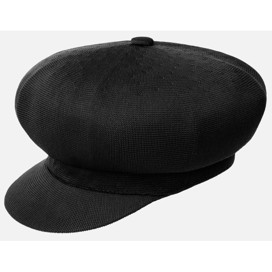Kangol Tropic Spitfire Black Newsboy Cap