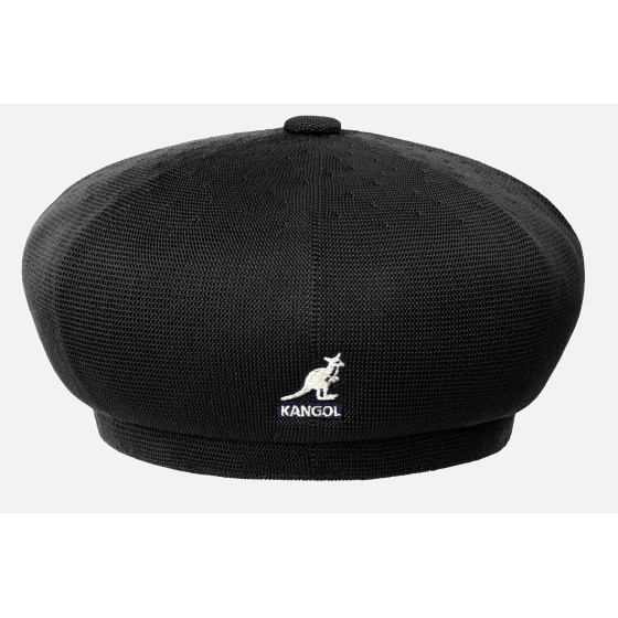 Kangol Tropic Spitfire Black Newsboy Cap