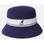 Bermuda Stripe Navy Blue Bucket Hat - Kangol