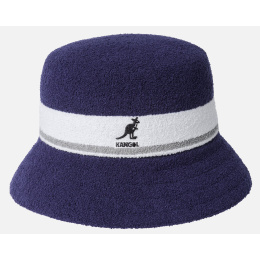 Bermuda Stripe Navy Blue Bucket Hat - Kangol