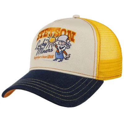 Stetson Cotton Lucky Miners Trucker Cap Reference: 21568| Traclet Hat Shop