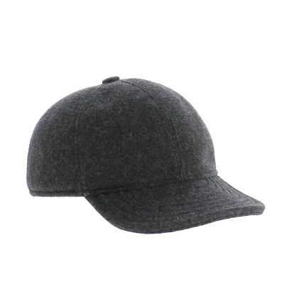 Casquette baseball gris avec cache oreilles - Teflon