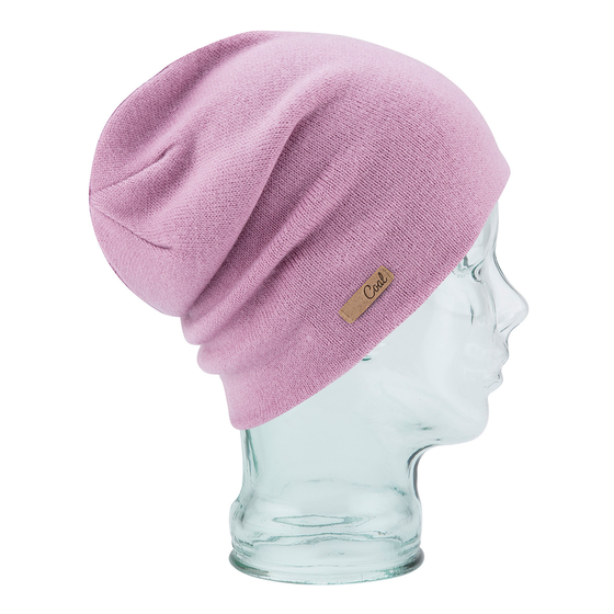 The Julietta Mauve Beanie - Coal