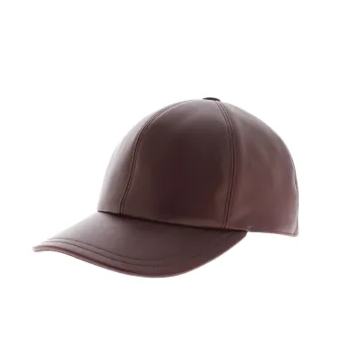 Torpedo Leather Baseball Cap Reference: 2329 | Traclet Hat Shop