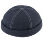 Navy Linen Docker Cooper Beanie - Traclet