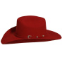 Red Wool Felt Western Cattleman Hat - American Hat Makers