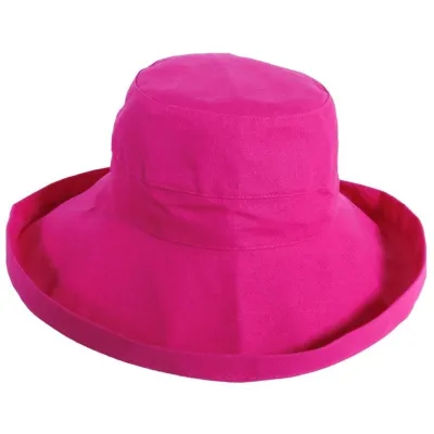 Chapeau De Soleil Sunny Coton Fuchsia - American Hat