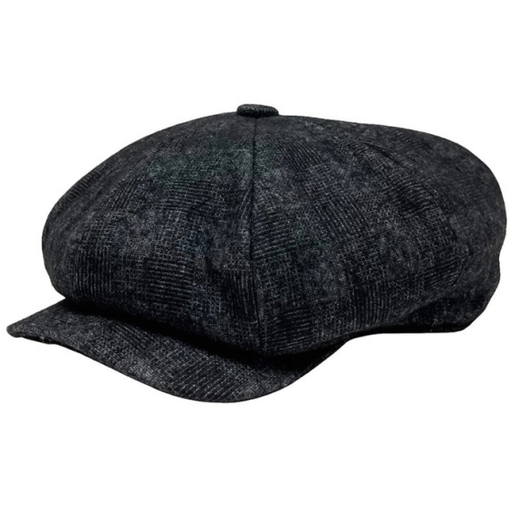 Casquette Argo Newsboy Laine Anthracite - American Hat
