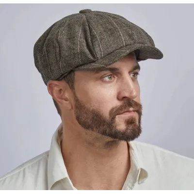 Casquette Argo Newsboy Laine Marron - American Hat