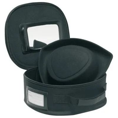 Black nylon tricorn carrier Reference: 970 | Chapellerie Traclet