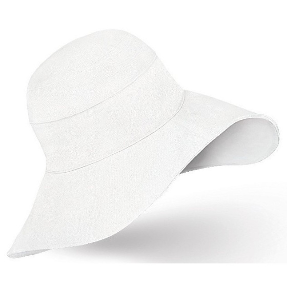 Carla Wide Brim Linen Hat - Traclet