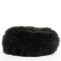 Toque en fourrure noire