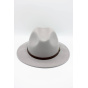Classic wool Fedora hat with band