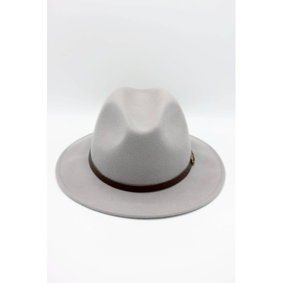 Classic wool Fedora hat with band