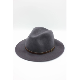 Classic wool Fedora hat with band
