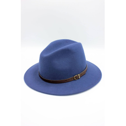 Classic wool Fedora hat with band