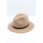 Classic wool Fedora hat with band