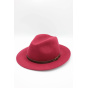 Classic wool Fedora hat with band