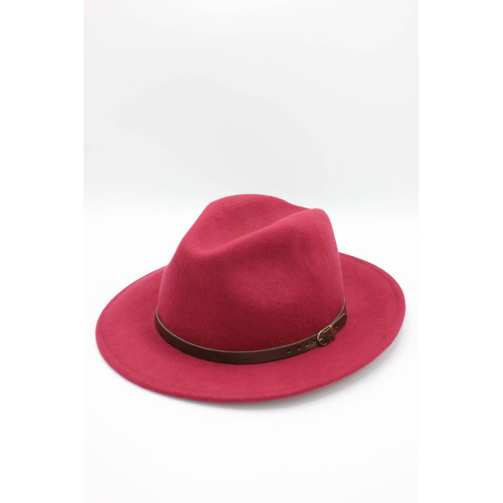 Classic wool Fedora hat with band
