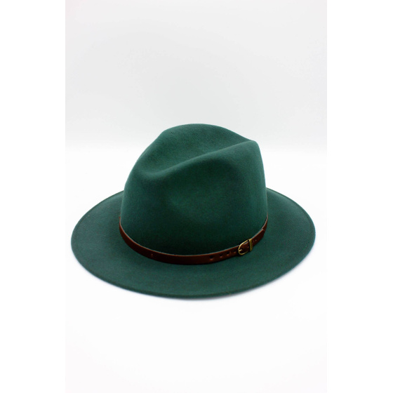 Classic wool Fedora hat with band