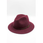 Classic wool Fedora hat with band