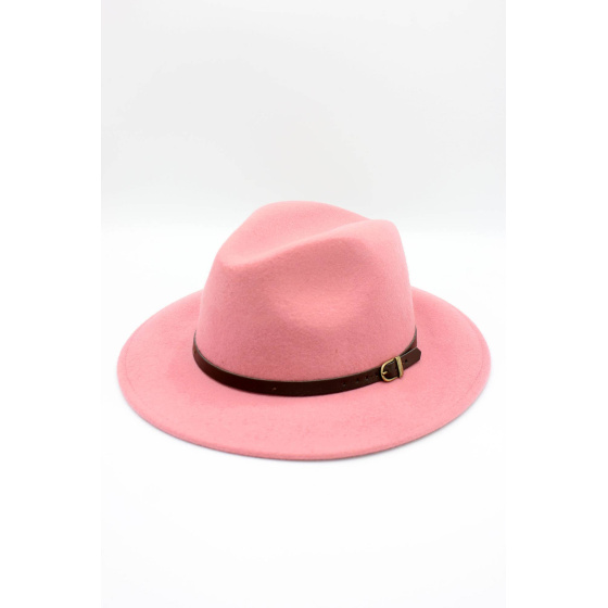 Classic wool Fedora hat with band