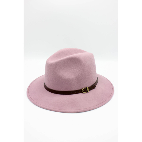 Classic wool Fedora hat with band
