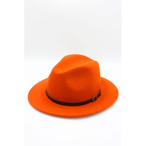 Classic wool Fedora hat with band